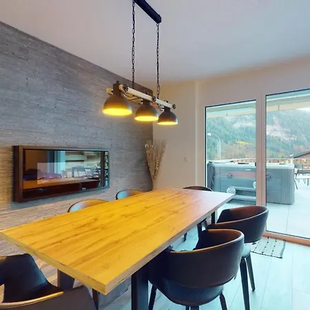 Daire Spacious - Beautiful Terrace With View Leukerbad