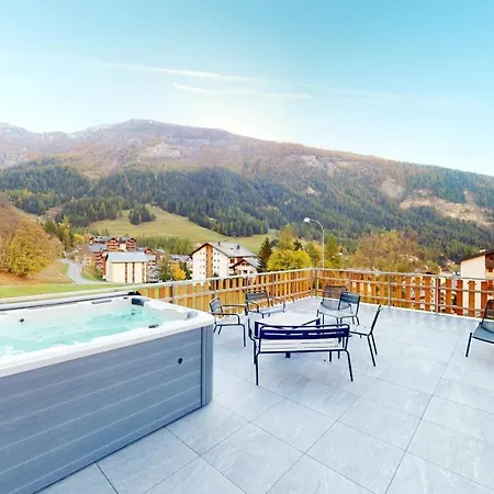 Spacious - Beautiful Terrace With View Daire Leukerbad