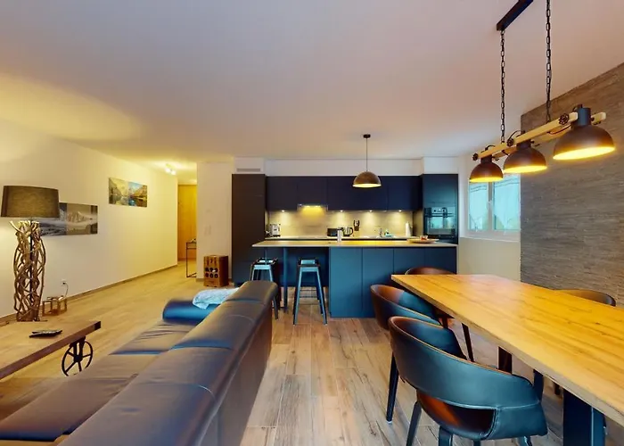 公寓 Spacious - Beautiful Terrace With View 洛伊克巴德